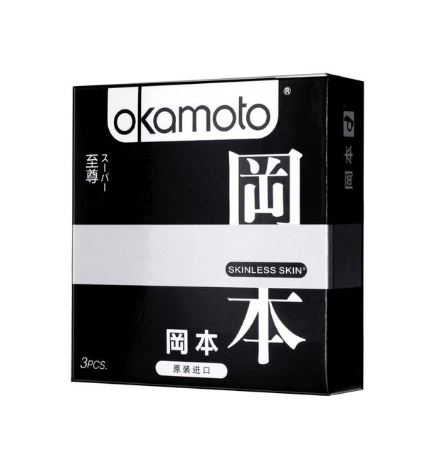 Презервативы OKAMOTO Skinless Skin Super  (3 шт)