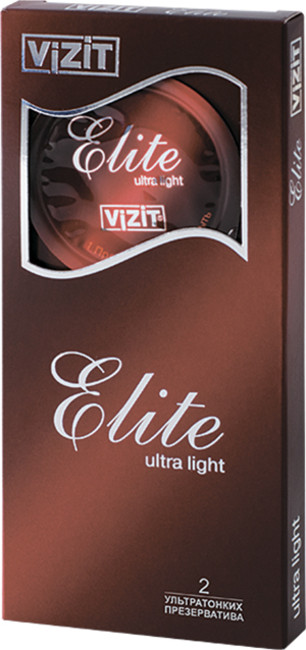 Презервативы VIZIT Elite Ultra light Ультратонкие (2 шт)