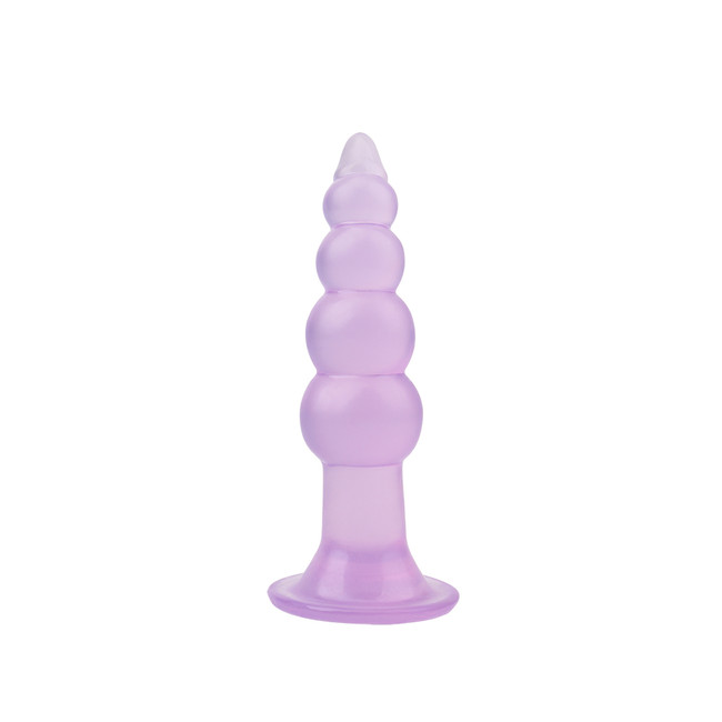 Анальная ёлочка, розовая Bumpy Butt Plug-Purple