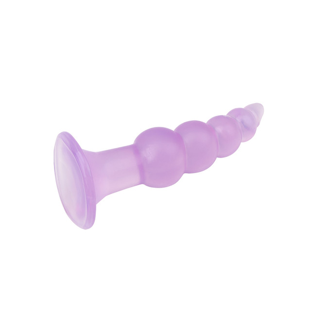Анальная ёлочка, розовая Bumpy Butt Plug-Purple