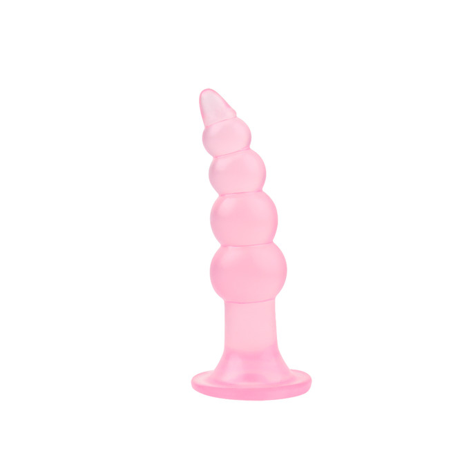 Анальная ёлочка, розовая Bumpy Butt Plug-Pink