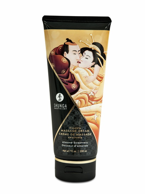Съедобный массажный крем для тела Massage Cream (миндальная сладость) 200 мл