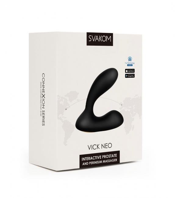 Интерактивный вибромассажер простаты и промежности Vick Neo SVAKOM