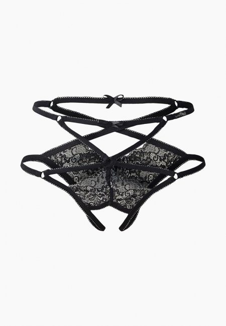 Откровенные трусики с доступом и переплетением лент Easy To Love XS/S (40-42)