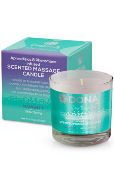 Массажная свеча Dona Scented Massage Candle Naughty Aroma Sinful Spring 135 г