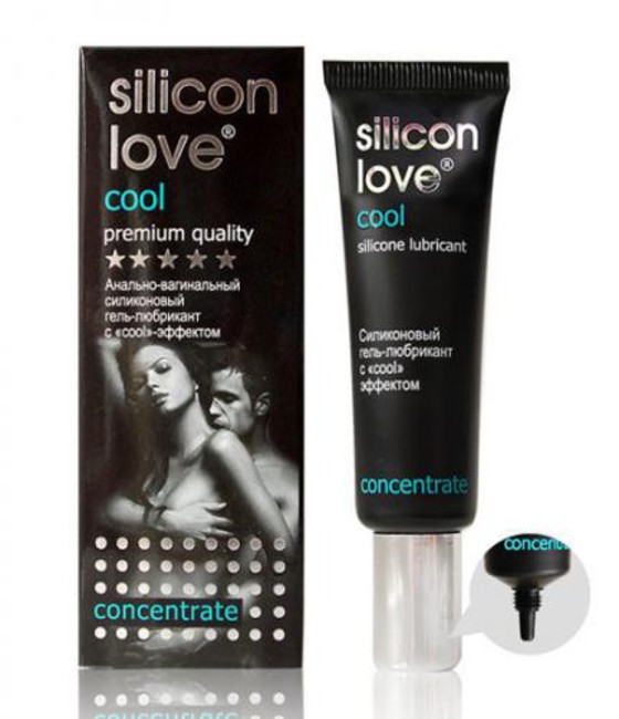 Анально-вагинальный лубрикант на силиконовой основе Silicon Love Cool с охлаждающим эффектом 30 г