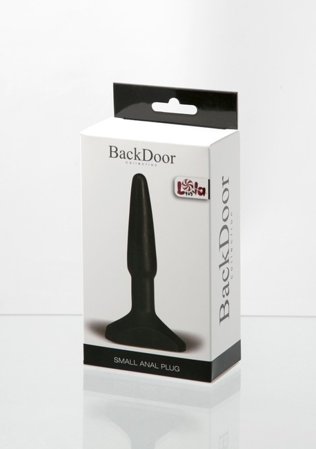 Анальная пробка Small Anal Plug Black (12 см , черный)