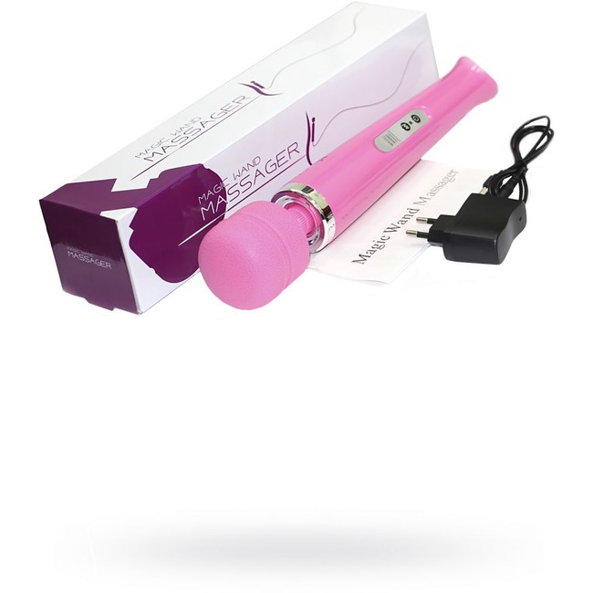 Вибромассажер беспроводной Hitachi Magic Wand Massager , розовый (10 режимов)