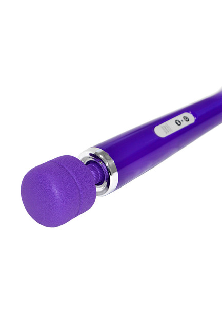 Вибромассажер на проводе Magic Wand Massager фиолетовый (10-режимный)